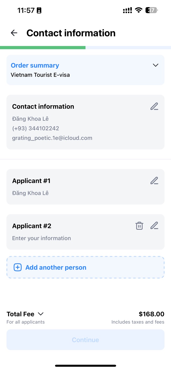 iPhone screenshot