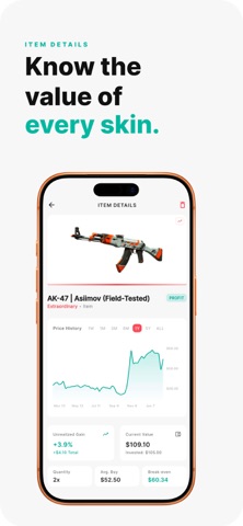 SkinVestments: CS2 Investments iPhone screenshot 5