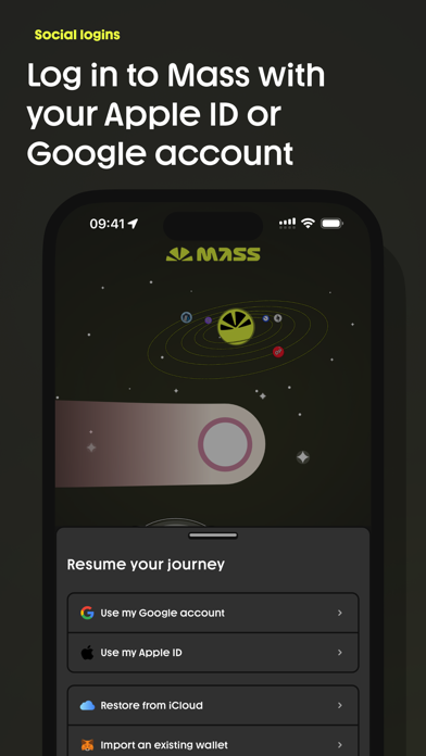Mass - DeFi but mobile Screenshot