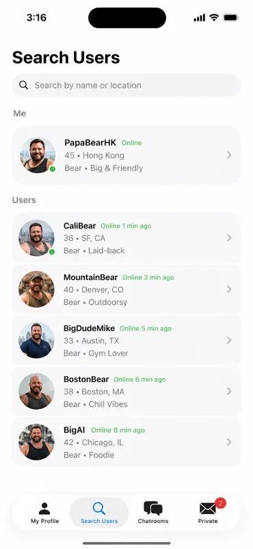 Gay Bear Chat screenshot 7 of 8