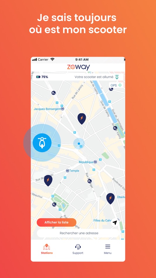 #4. ZEWAY e-scooter solution (iOS) 由: Zeway