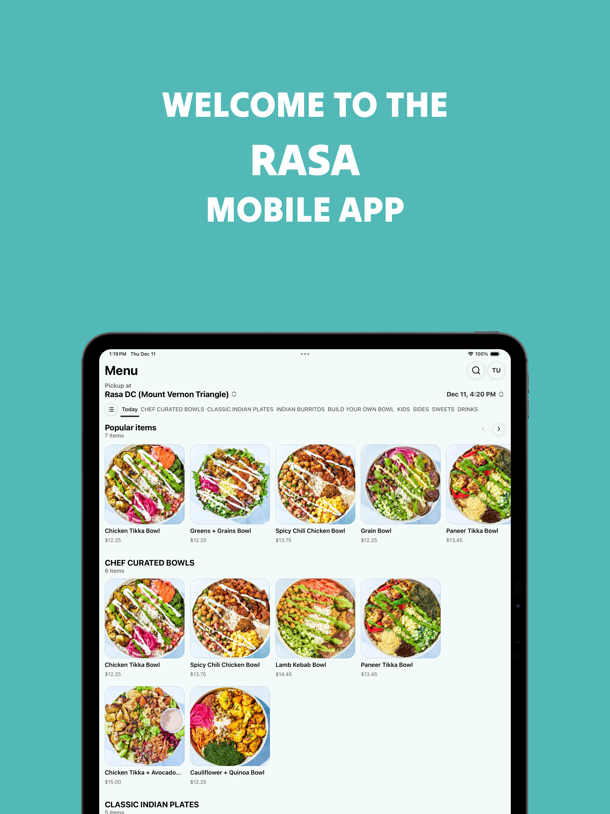 RASA - Order Now