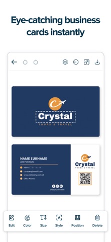 Business Card Maker - Visiting Screenshot 3 of 8
