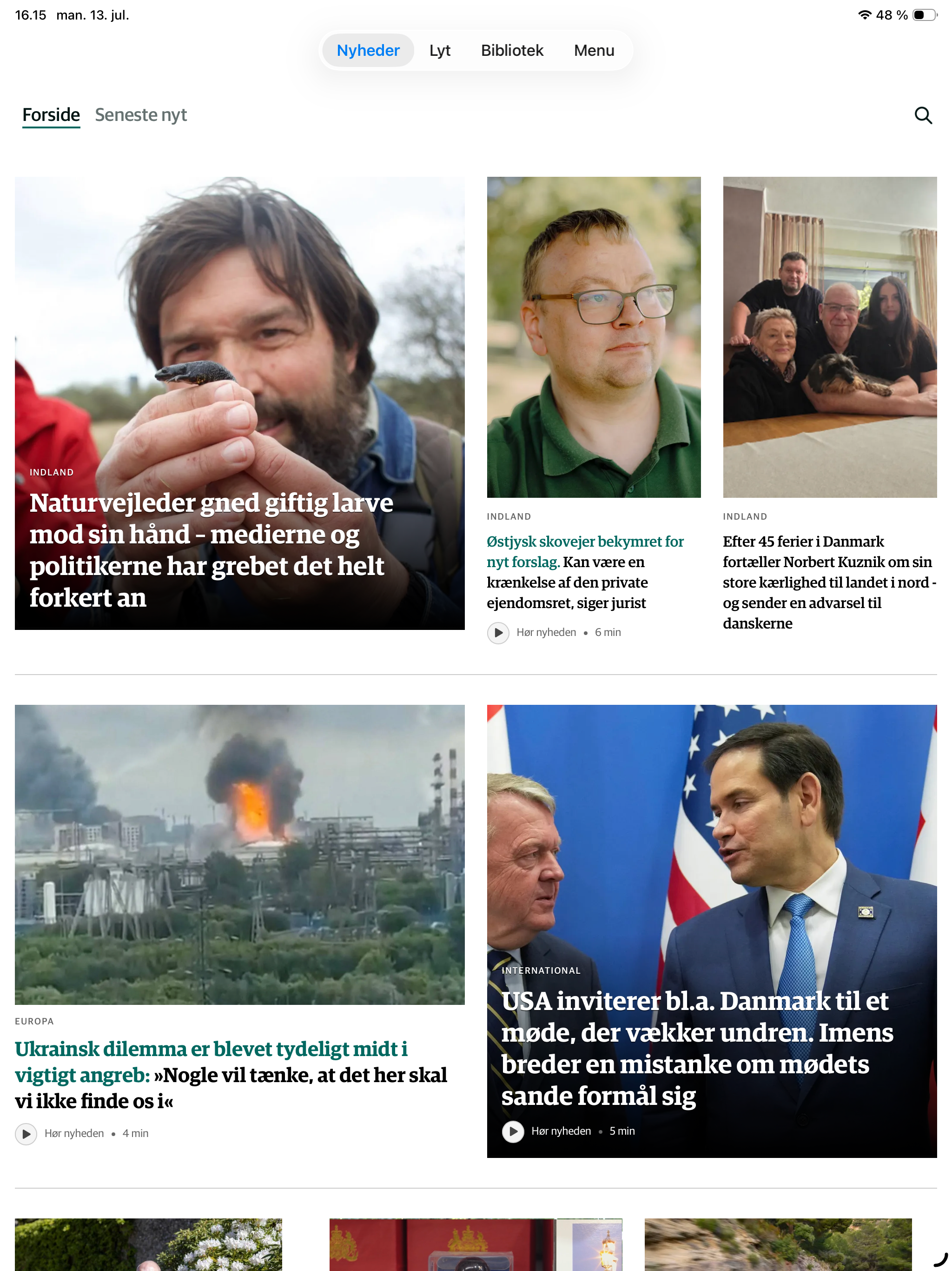Jyllands-Posten Nyheder screenshot 5