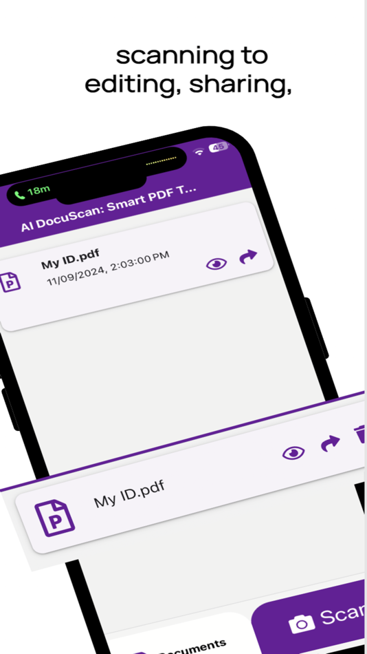 #1. AI DocuScan: Smart PDF Tool (iOS) 来自: Duc Lai