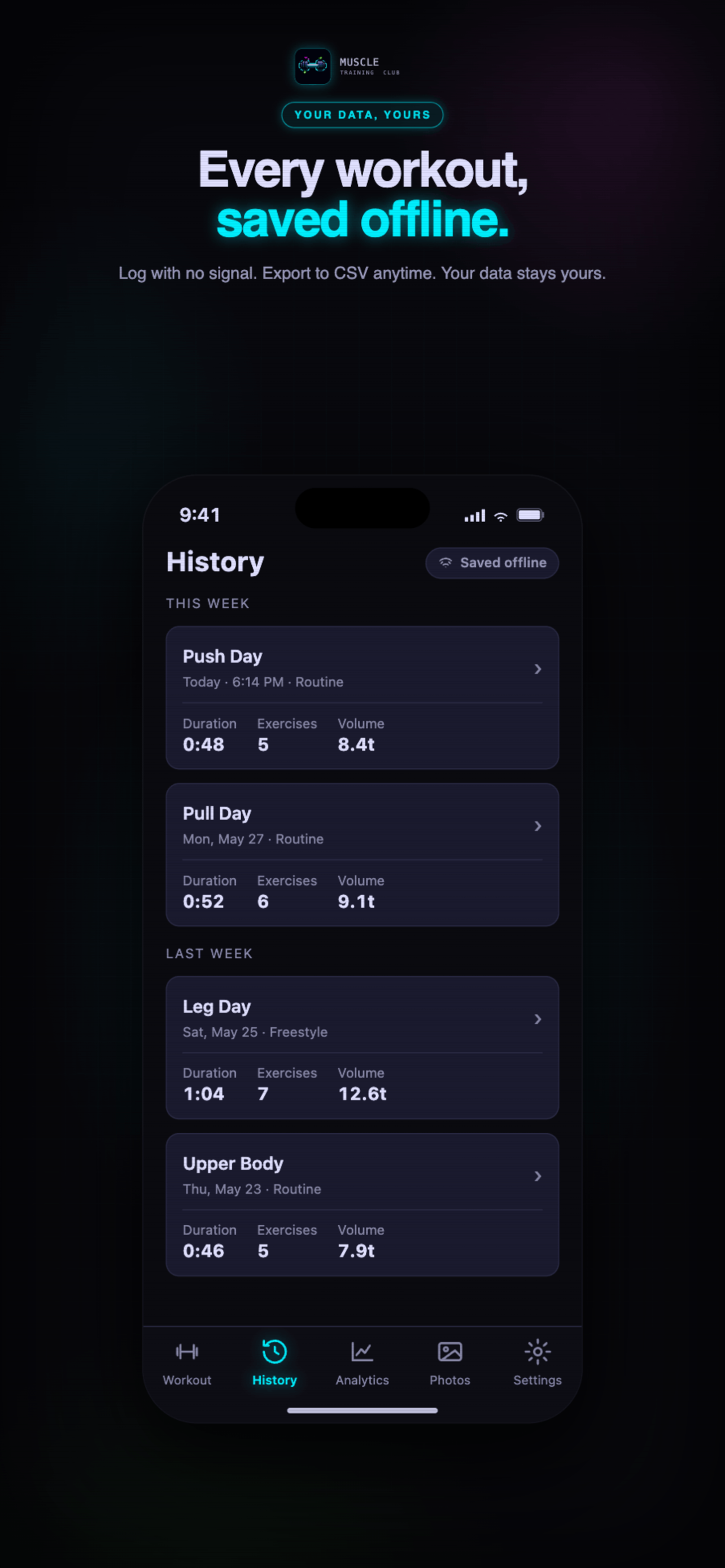 Muscle Training Club screenshot 3