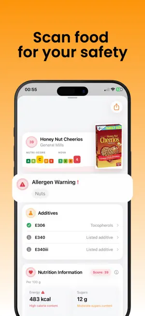 incy - Food & Cosmetic Health screenshot 1
