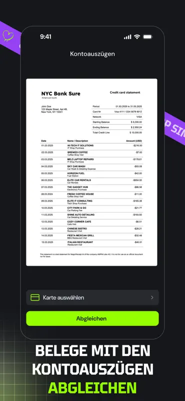 Magic Belege Scanner・Tracker screenshot 4 of 6