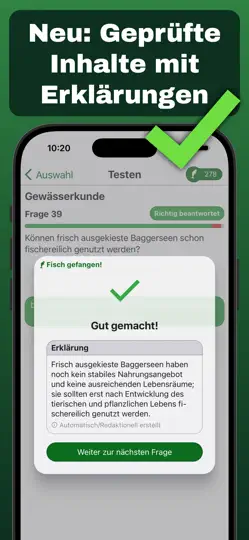 Screenshot von Fischer Lernfragen Sachsen auf dem iPhone 2