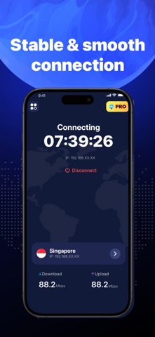 Ghost Shell Browser VPN iPhone screenshot