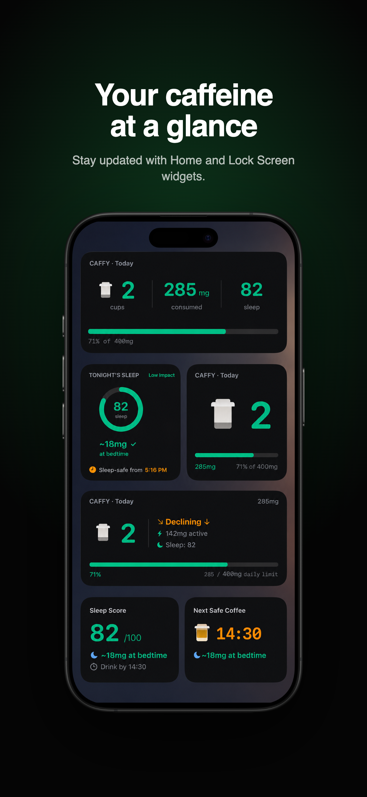 Caffy: Caffeine Sleep Tracker screenshot 6