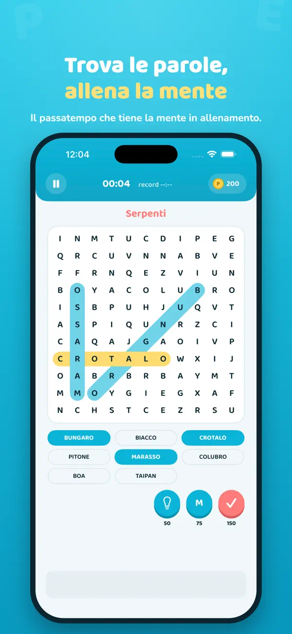 Screenshot #1 pour Parole Intrecciate CruciPuzzle