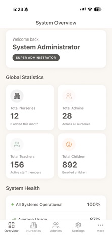 Pebblhub Nursery App screenshot