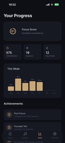 Ember - Focus Timer & Sounds Screenshot 4 of 6