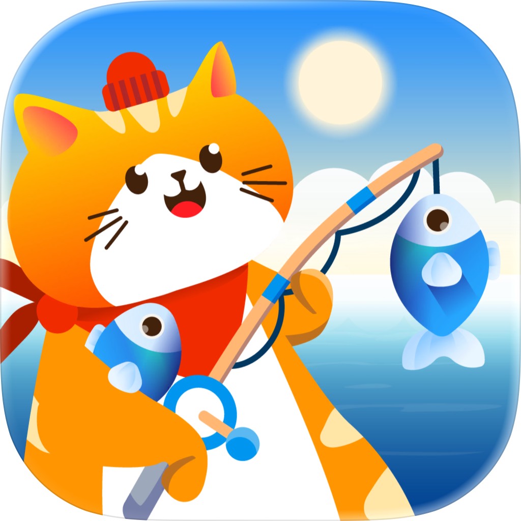 Apple App Store cover for Idle Furry Fishing!