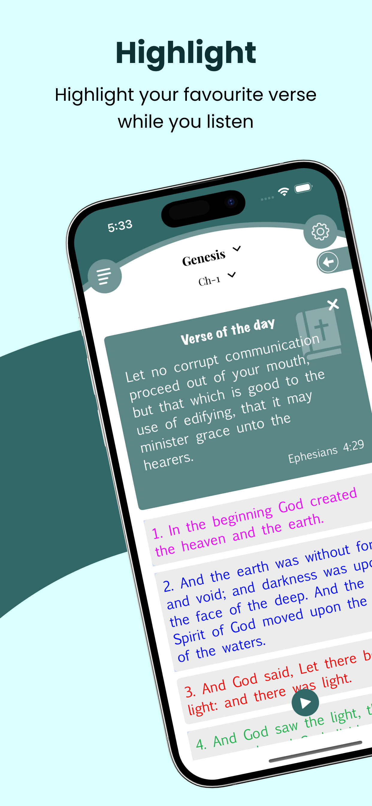 KJV Bible Audio - Holy Version screenshot 4
