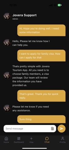 Jovera Tourism screenshot