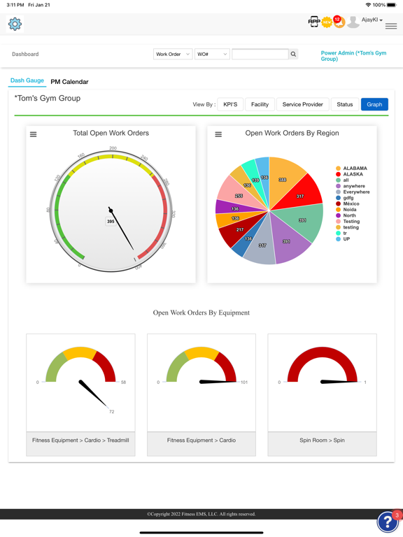 FitnessEMS iPad screenshot 4 - Business app