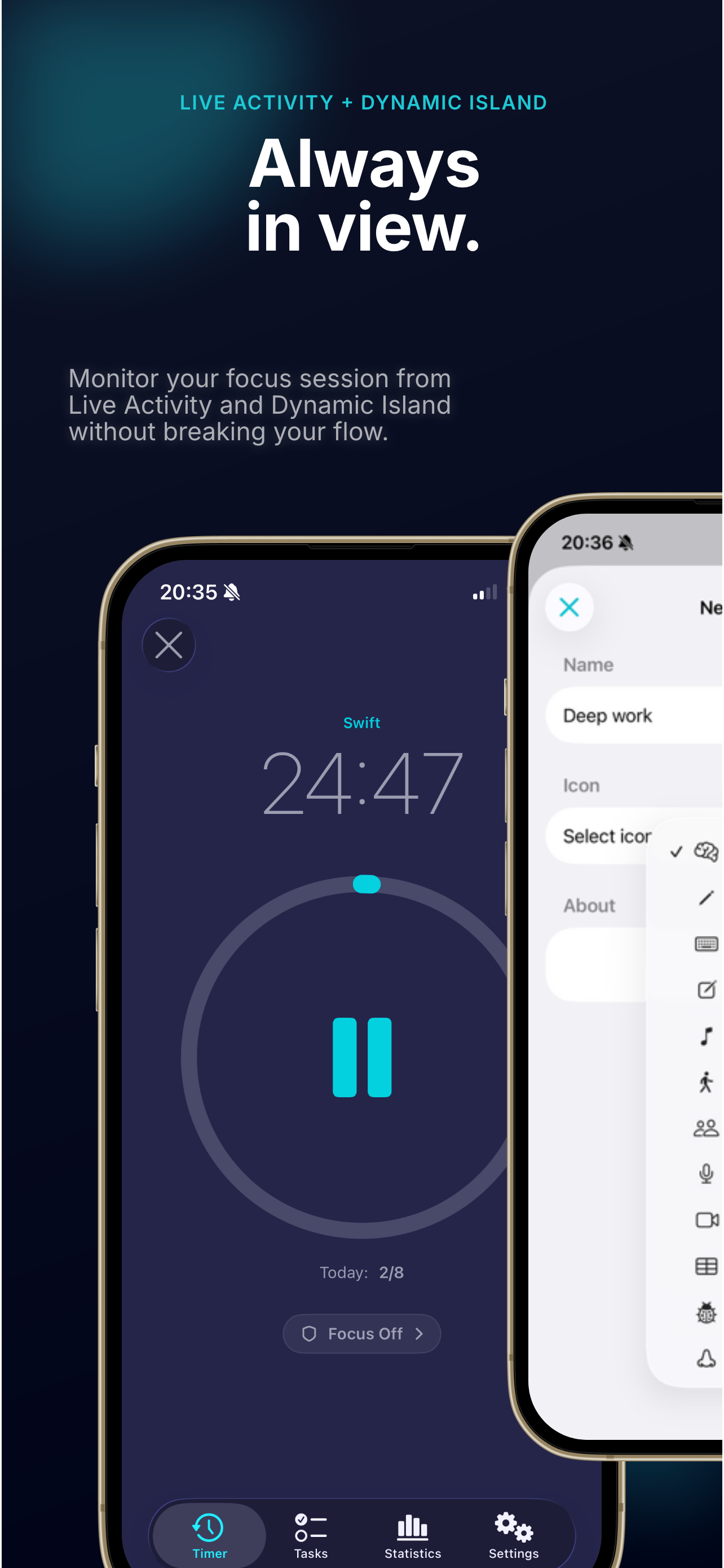 Tasker: Pomodoro Timer & Focus