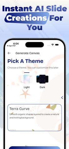 G-Slides : AI Presentation App screenshot