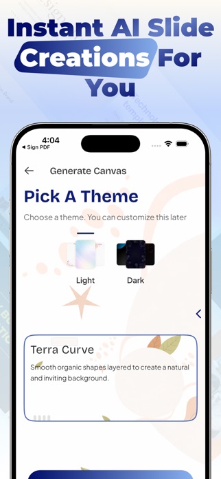 G-Slides : AI Presentation App Screenshot 5 of 8