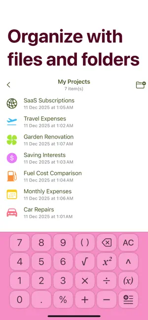 TableCalc screenshot 3