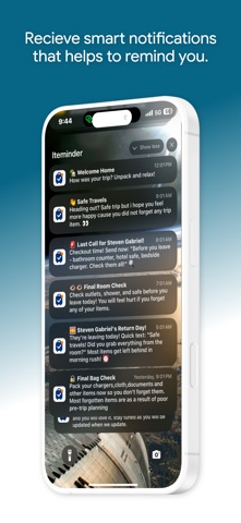 Iteminder screenshot