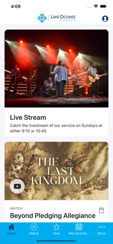 Lake Oconee Church iPhone screenshot