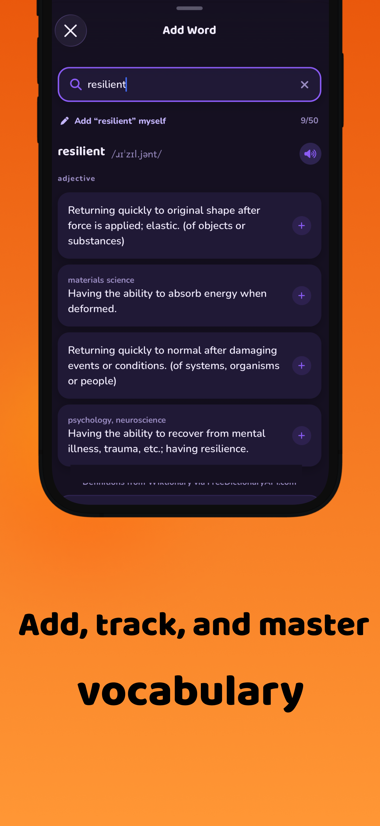 AutoVocab: Vocabulary Builder screenshot 4
