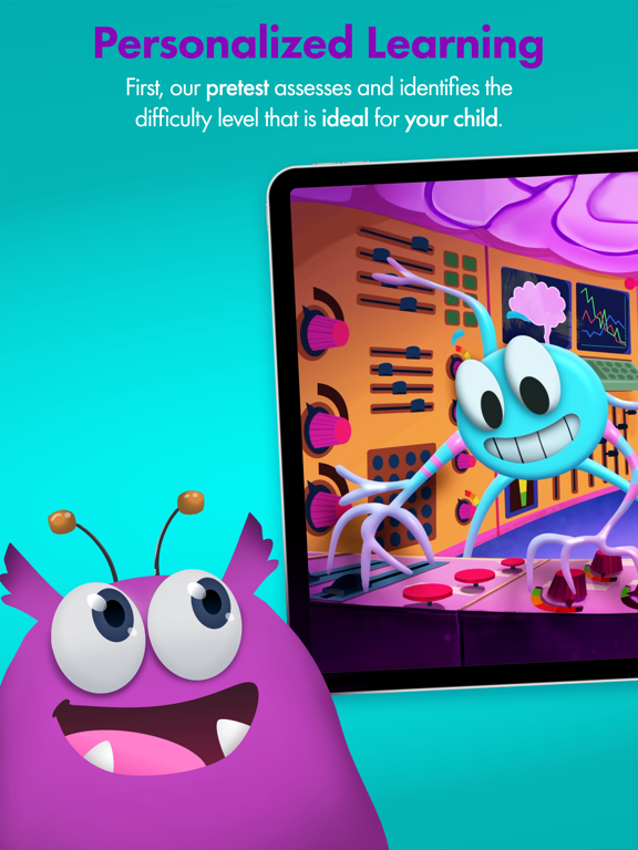 AdaptedMind Math: Learning App iPad screenshot 1 - Education app
