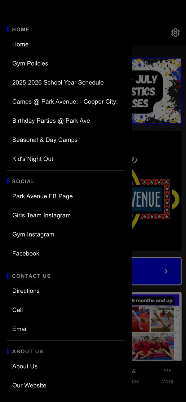 Screenshot #3 pour Park Avenue Gymnastics