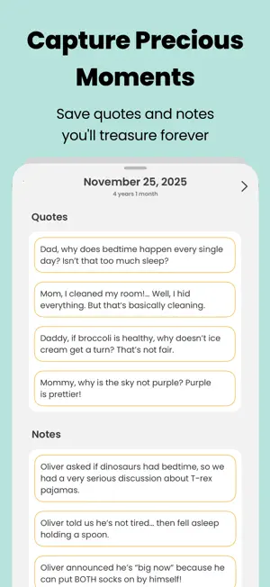 Lialy - Kids Diary & Memories screenshot 3