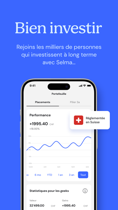 Screenshot #1 pour Selma assistante en placements