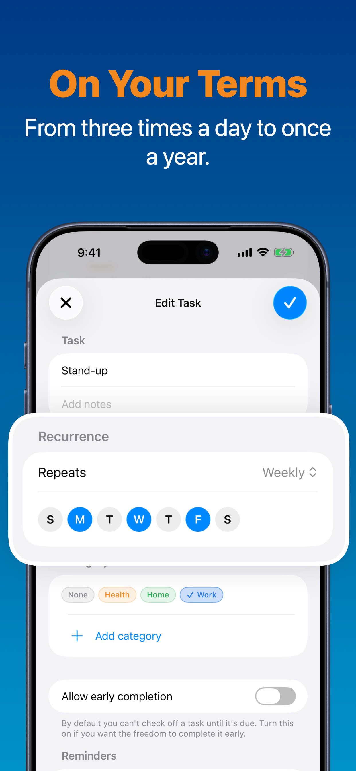 Backtask: Recurring Tasks screenshot 6