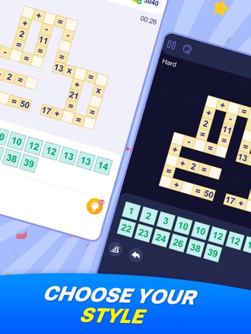 Number Puzzle - Cross Math iPad screenshot