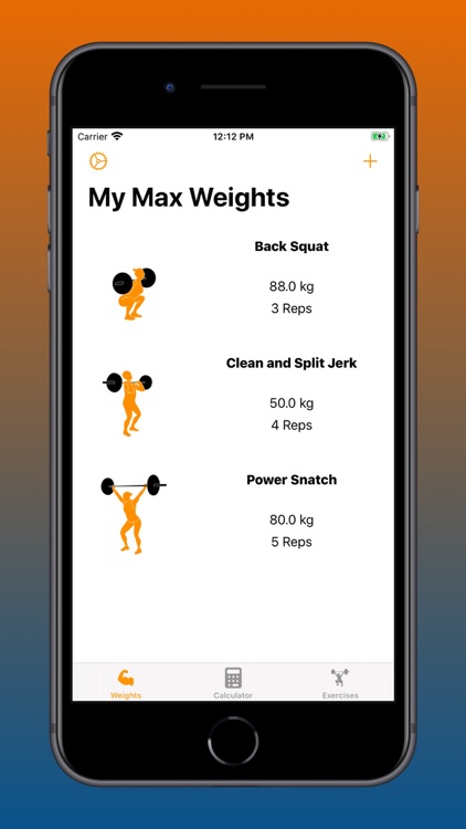 Max Weights - Maximum Strength