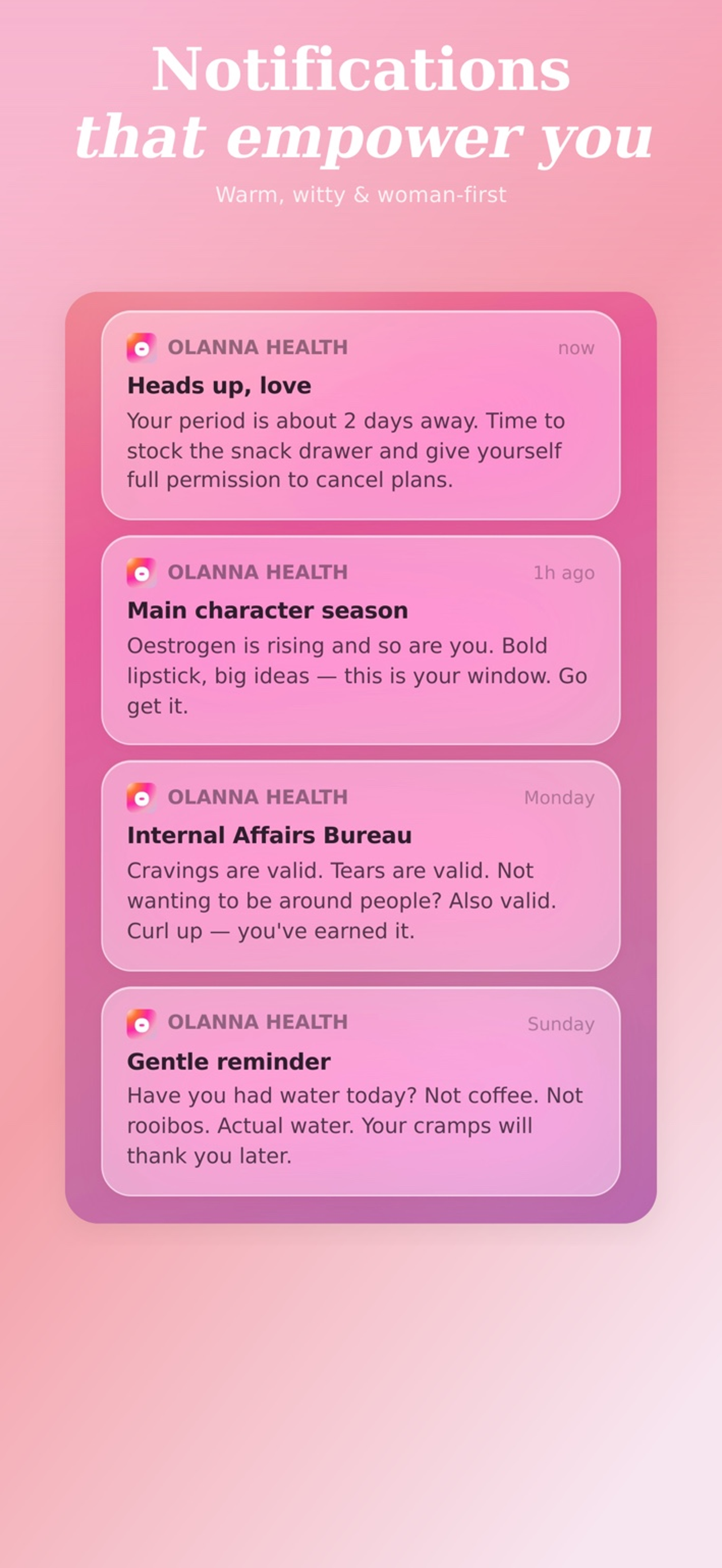 Olanna: Period Tracker screenshot 7