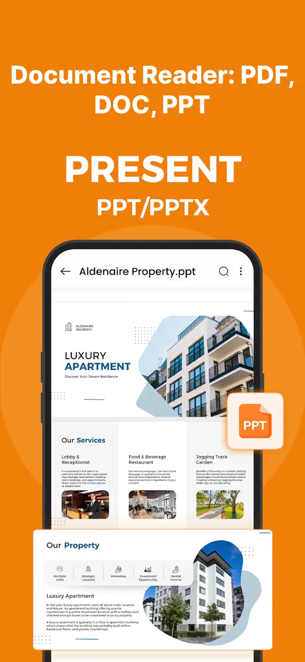 #5. Document Reader: PDF, DOC, PPT (iOS) di: Bhargav Kumbhani