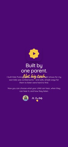 Kids Podcasts iPhone screenshot