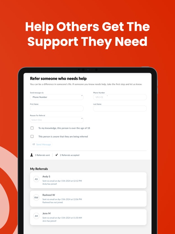Get CaredFor iPad screenshot 6 - Social Networking app