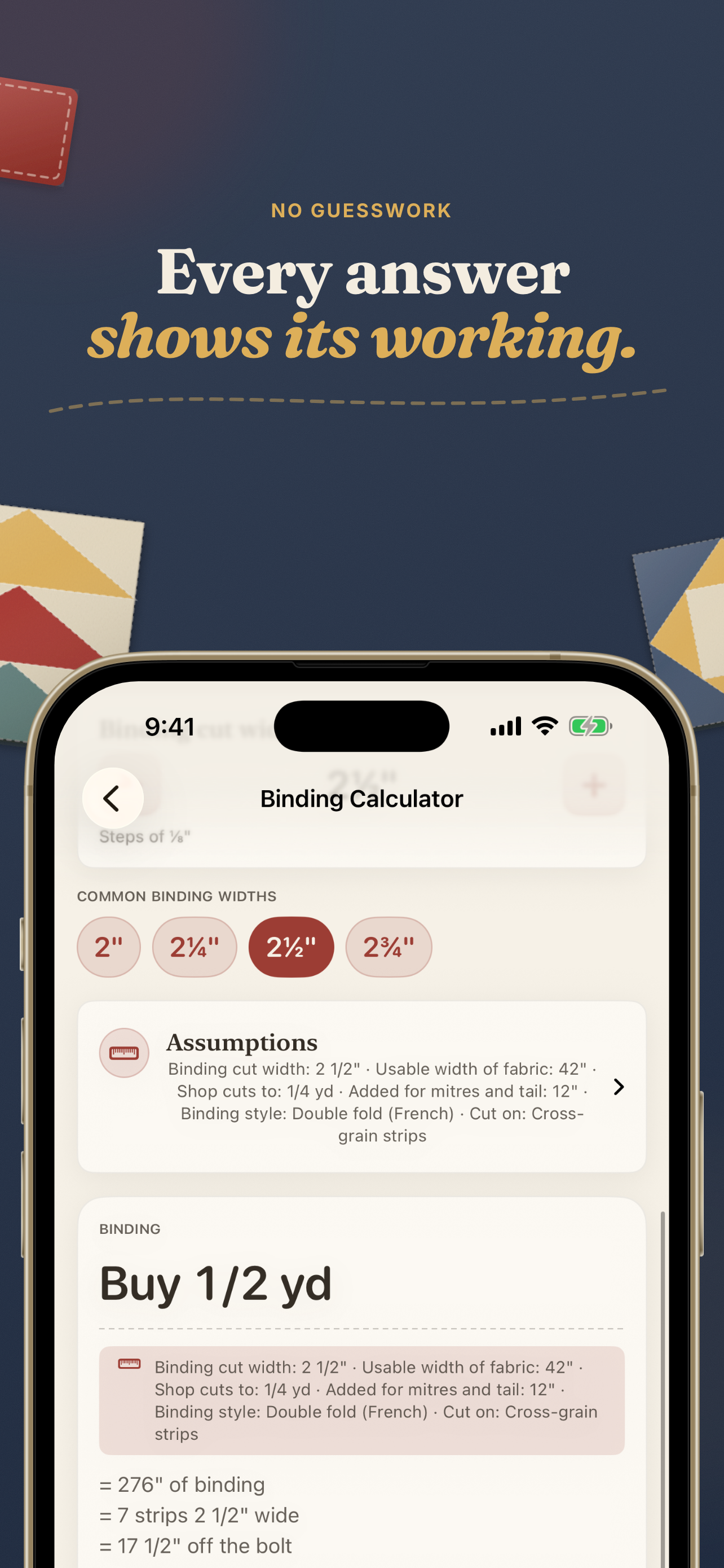 Quilt Planner & Calculator screenshot 5