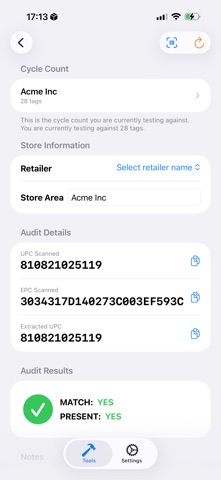 App screenshot