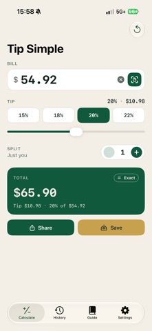 Tip Simple Screenshot 1 of 5