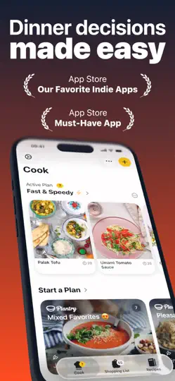 Captura de pantalla de Plantry: Meal Plans & Recipes en iPhone 1