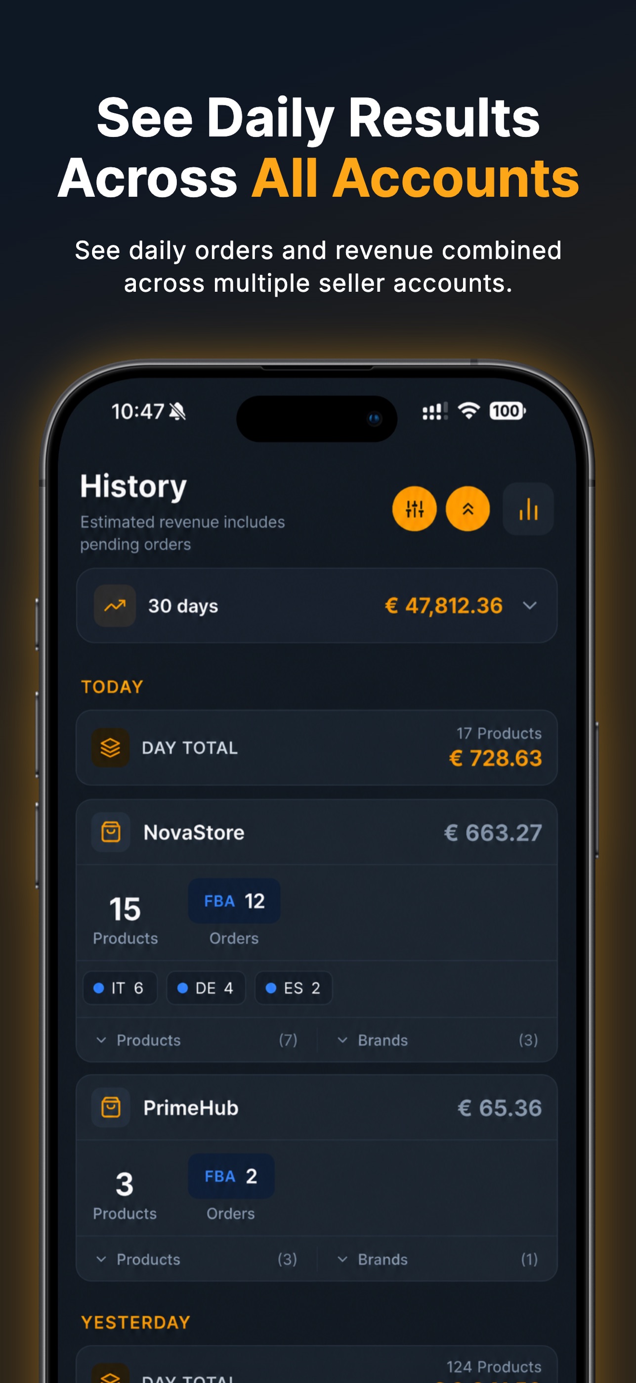 Screenshot 2 of Seller Notifier Pro