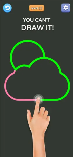 Скриншот One Go Line Puzzle на iPhone 2