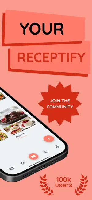 Receptify - Cooking & Shopping screenshot 2