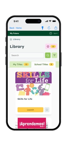 Folens Library Screenshot 3 of 3