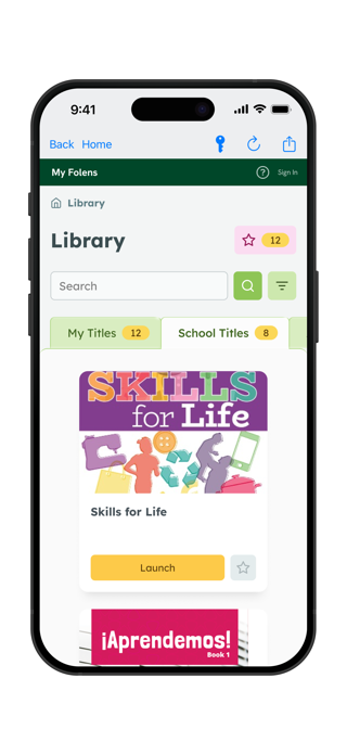 Folens Library Screenshot 3 of 3