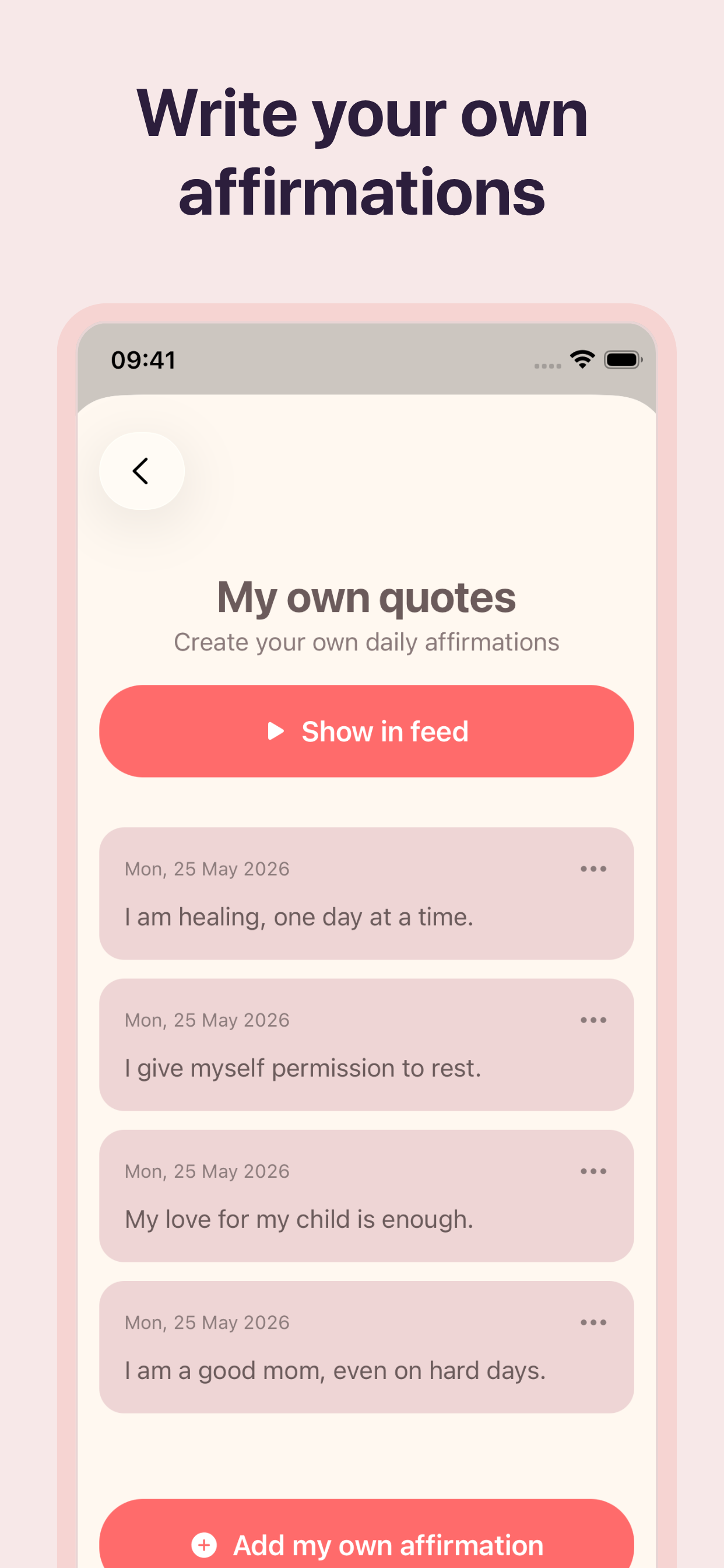 Gleam - Daily Mom Affirmations screenshot 6